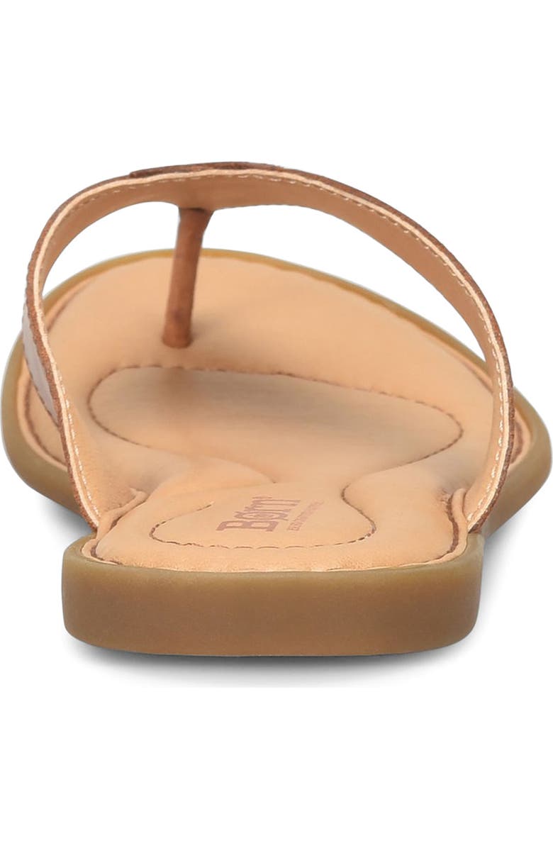 Børn Ciara Flip Flop, Alternate, color, Brown Leather