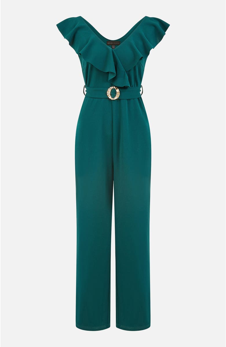 Yumi Sleeveless V Neck Jumpsuit, Alternate, color, Green