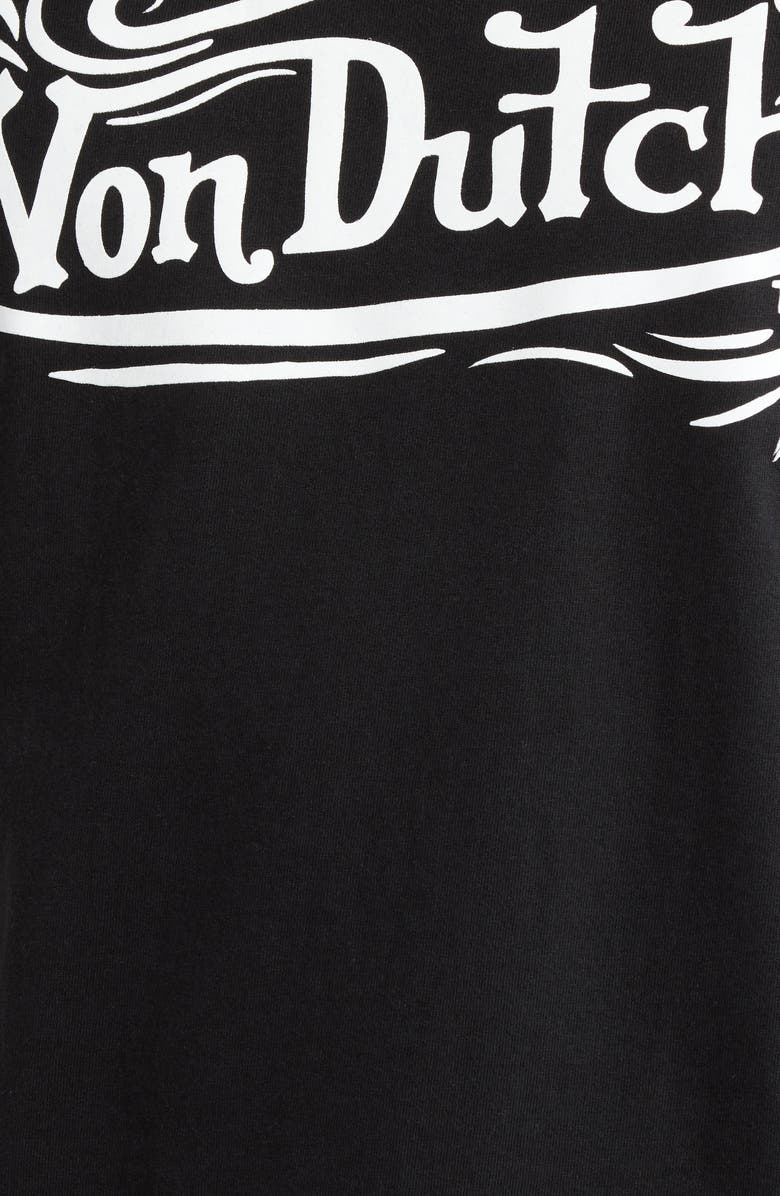 Von Dutch Logo Cotton Blend Graphic T-Shirt, Alternate, color, Black