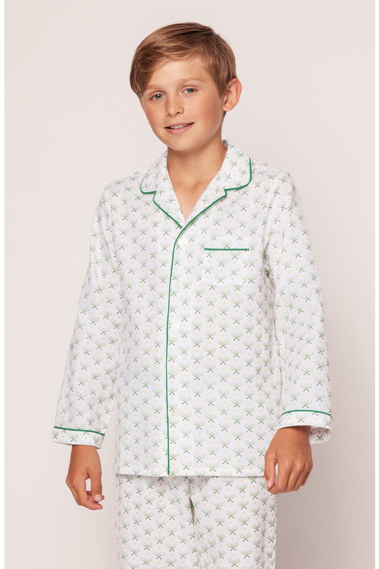 Match Point Pajama Set, Alternate, color, GREEN