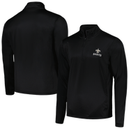 DUNBROOKE Men's Dunbrooke Black New Orleans Saints All-Star Tech Quarter-Zip Top