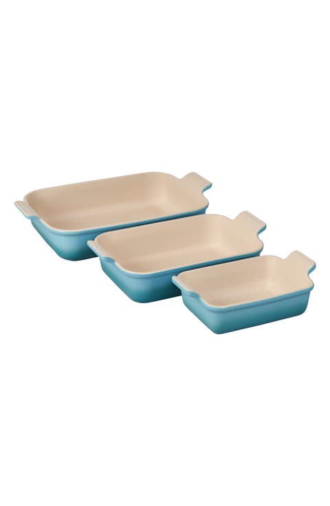 The Heritage Set of 3 Rectangular Baking Dishes