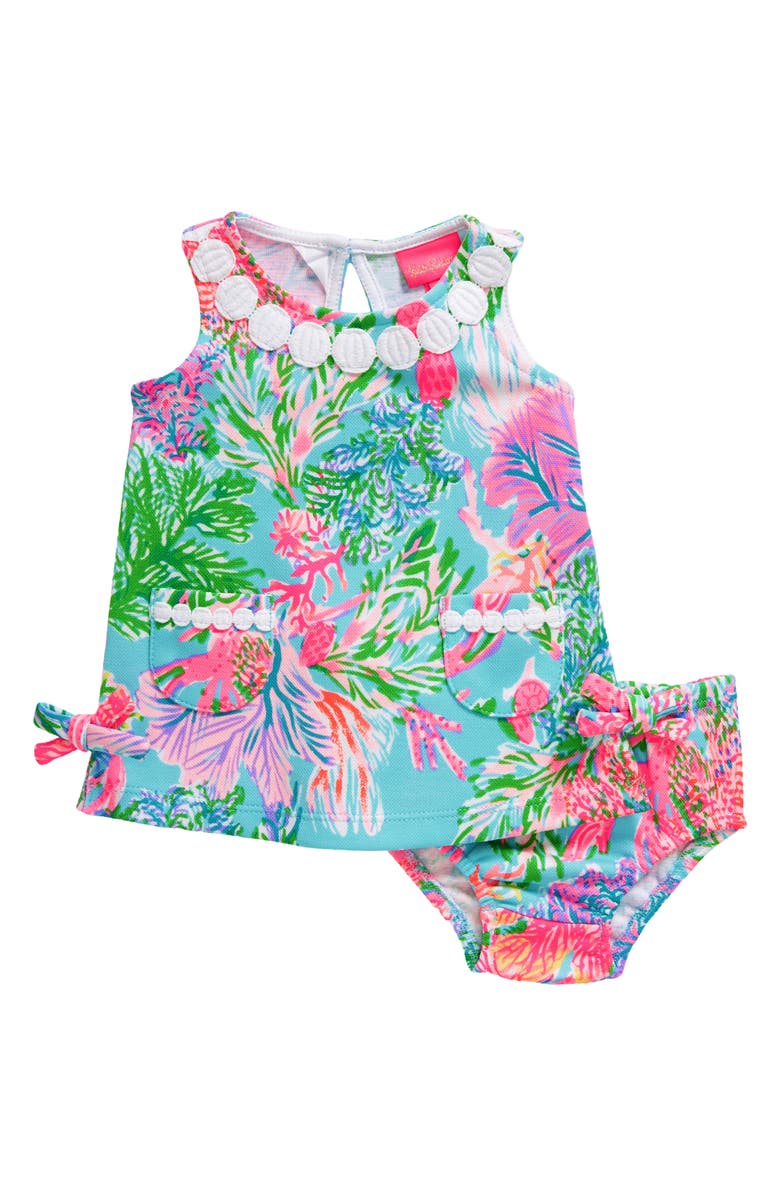 Lilly Pulitzer<sup>®</sup> Lilly Knit Shift Dress & Bloomers, Main, color, 