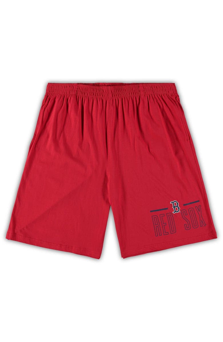 CONCEPTS SPORT Men's Concepts Sport Navy/Red Boston Red Sox Big & Tall T-Shirt & Shorts Sleep Set, Alternate, color,