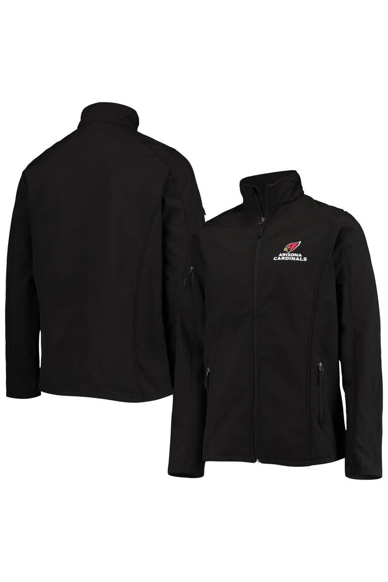 Men's Dunbrooke Black Arizona Cardinals Big & Tall Sonoma Softshell Full-Zip Jacket, Main, color, Black