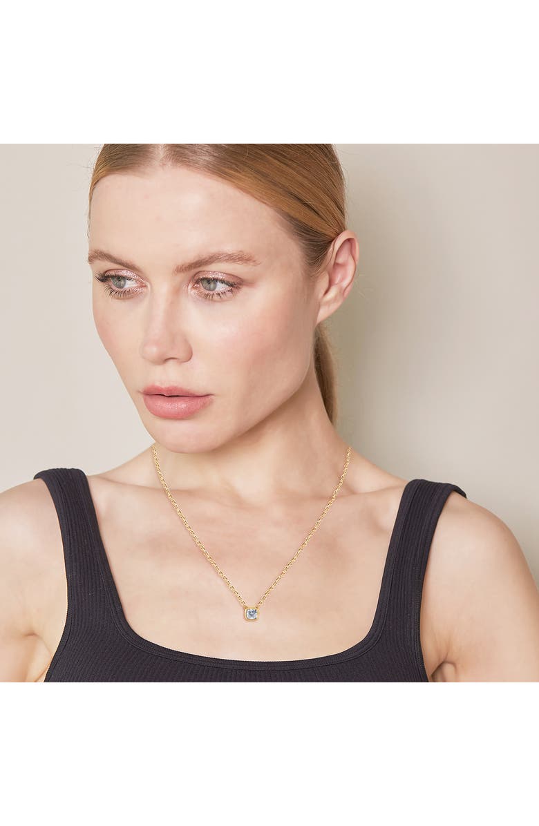 Jennifer Fisher 18K Gold Cushion Lab Created Diamond Pendant Necklace, Alternate, color, D0.5ct - 18K Yellow Gold