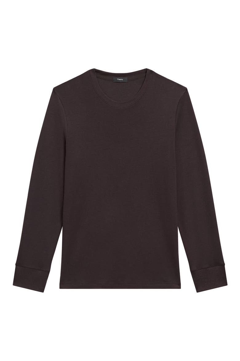 Essential Long Sleeve T-Shirt, Alternate, color, HICKORY