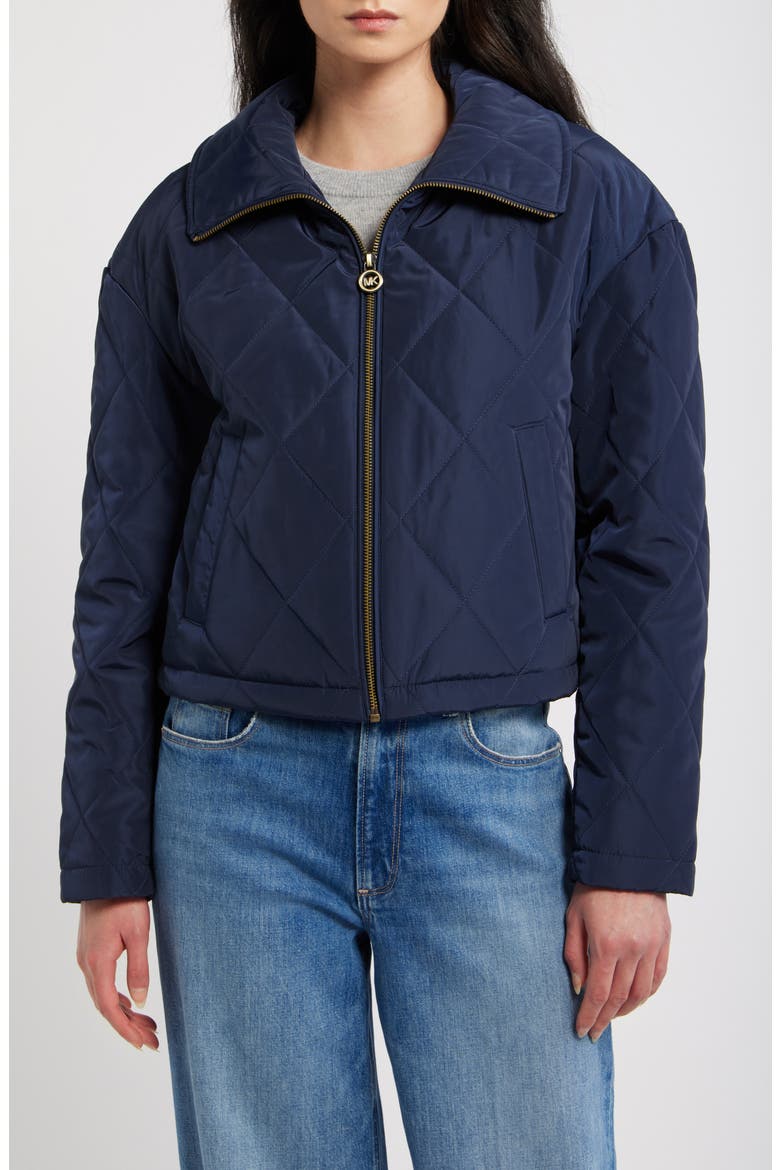 Quilted Jacket, Alternate, color, MIDNIGHT