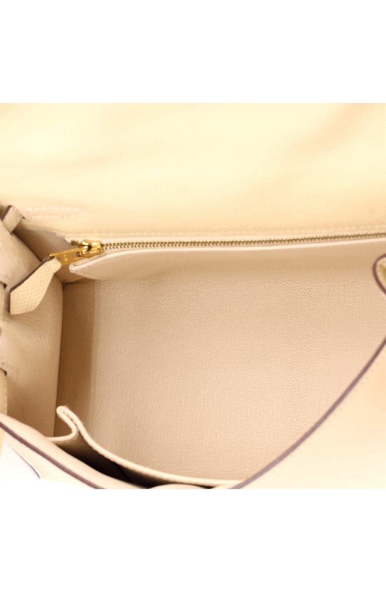 Pre-Owned Hermes Kelly Handbag Light Epsom with Gold Hardware 25, Alternate, color, Nata