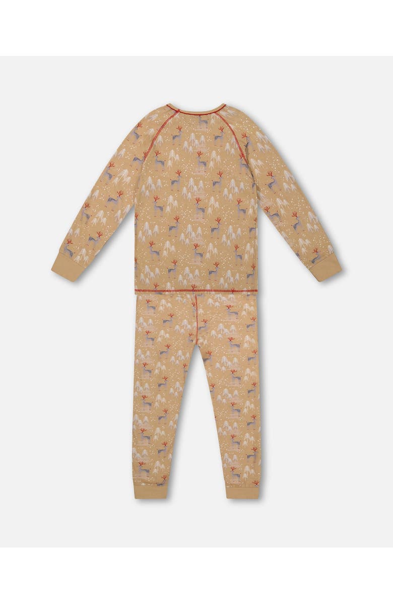 Deux par Deux Women's Two Piece Family Christmas Pajama Set, Alternate, color,