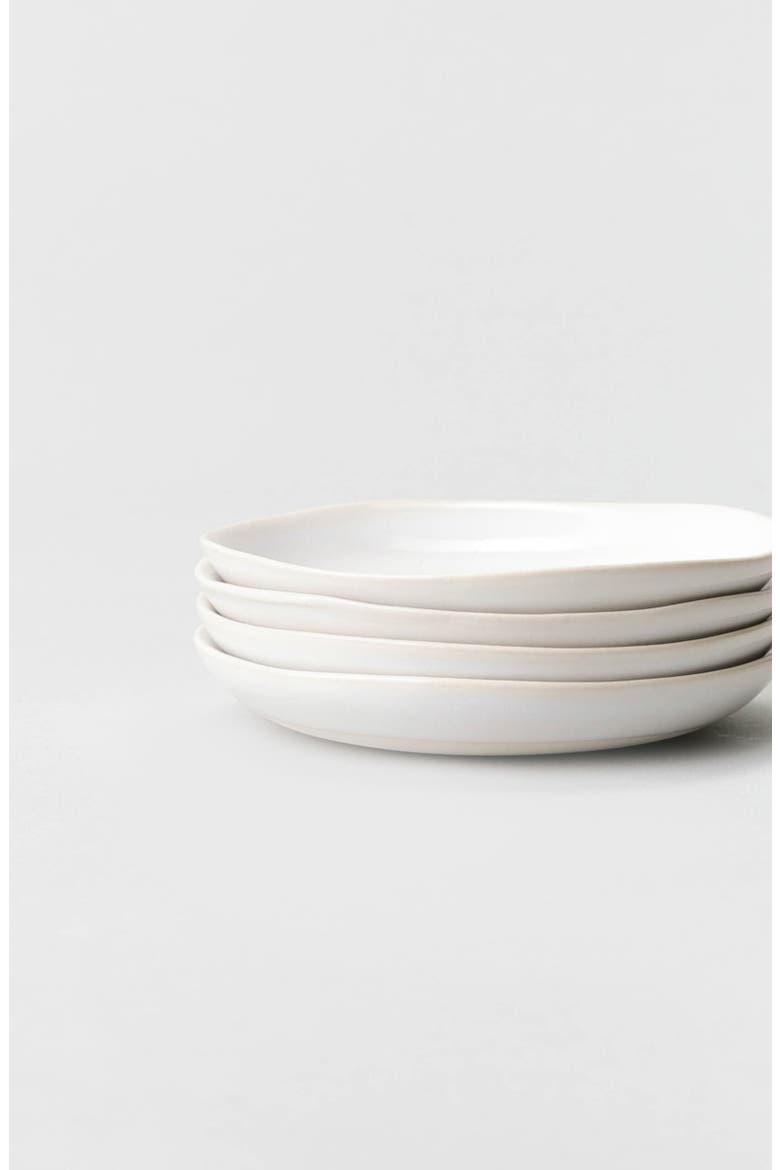 The Little Set of 4 Plates, Alternate, color, PEARL WHITE