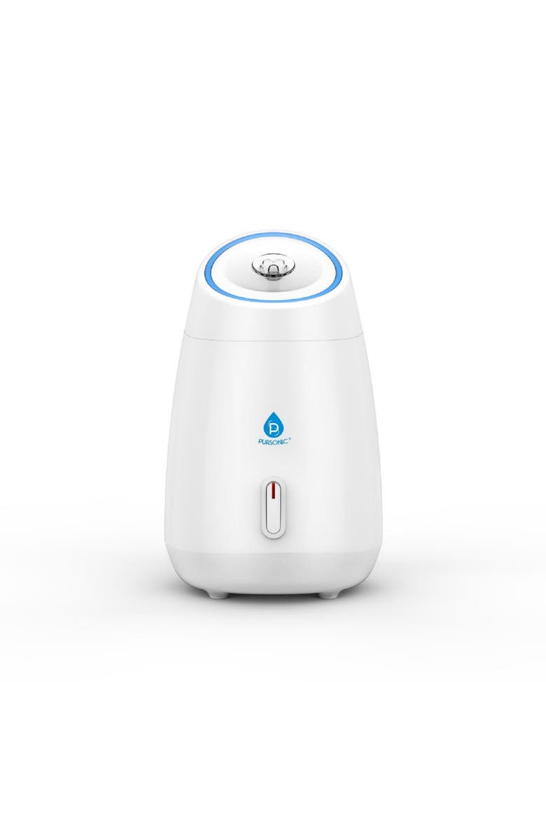 Facial Steamer Hot Mist Moisturizing Spa, Main, color, White