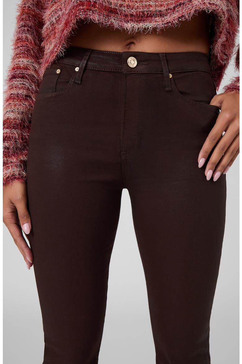 Sexy Mid Rise Flare Jeans, Alternate, color, DARK COFFEE