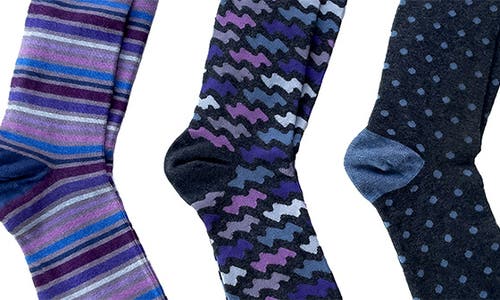 Unsimply Stitched Assorted 3-pack Crew Socks