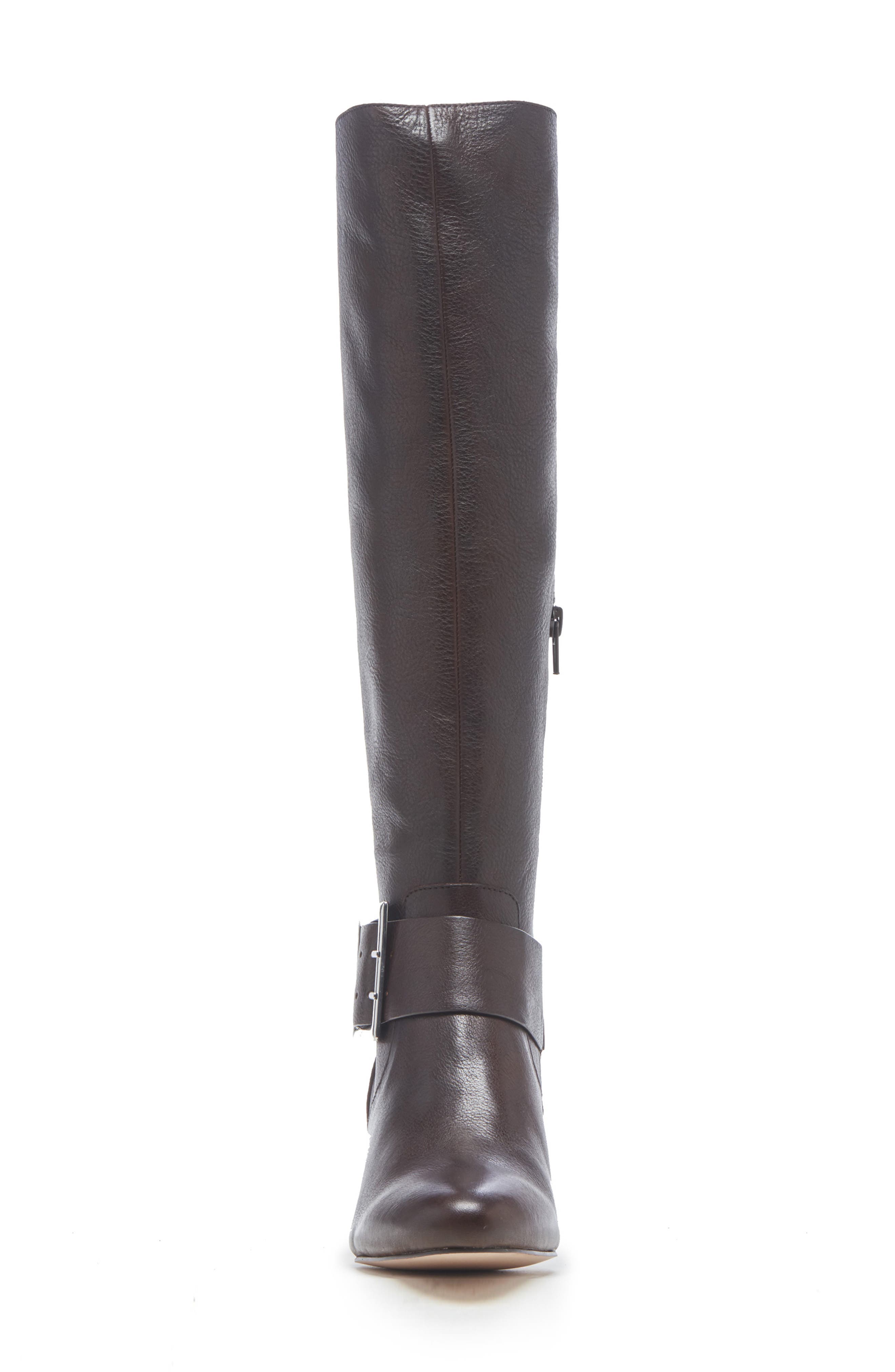 Pashan Knee High Boot, Alternate, color, CHOCOLATE LEATHER