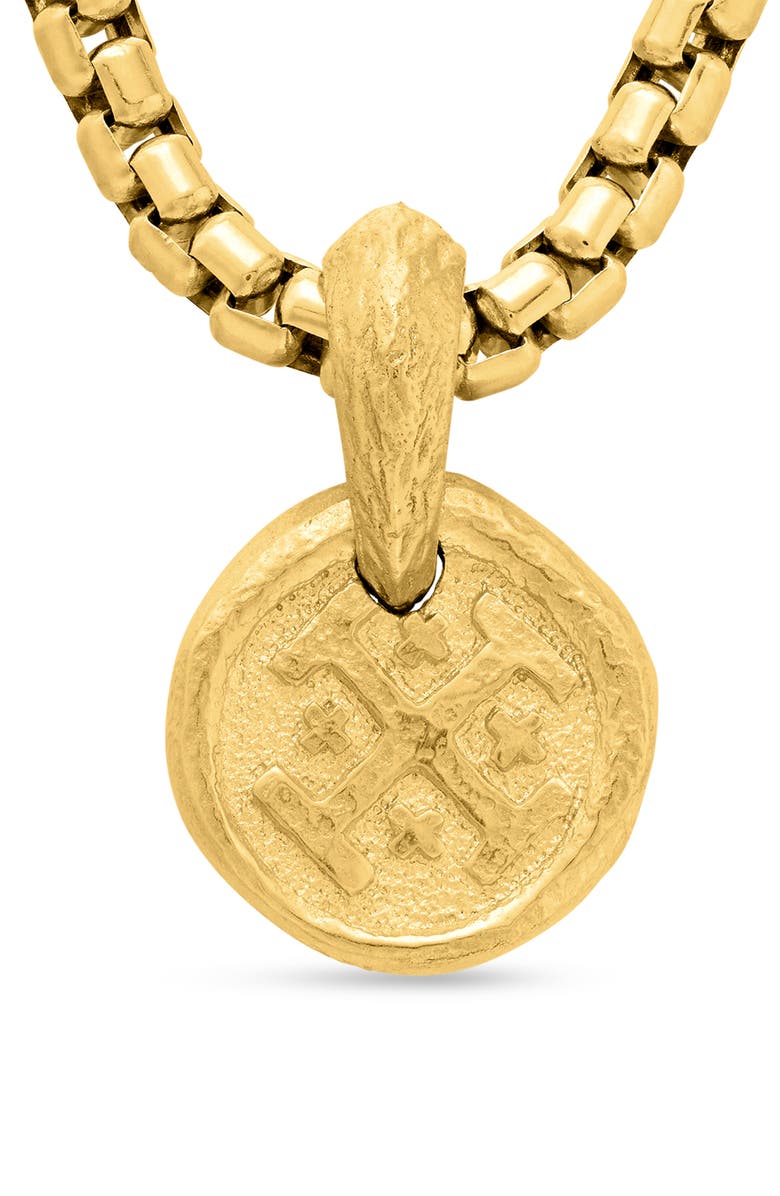 David Yurman Shipwreck Coin Amulet, 10.5mm, Alternate, color, 