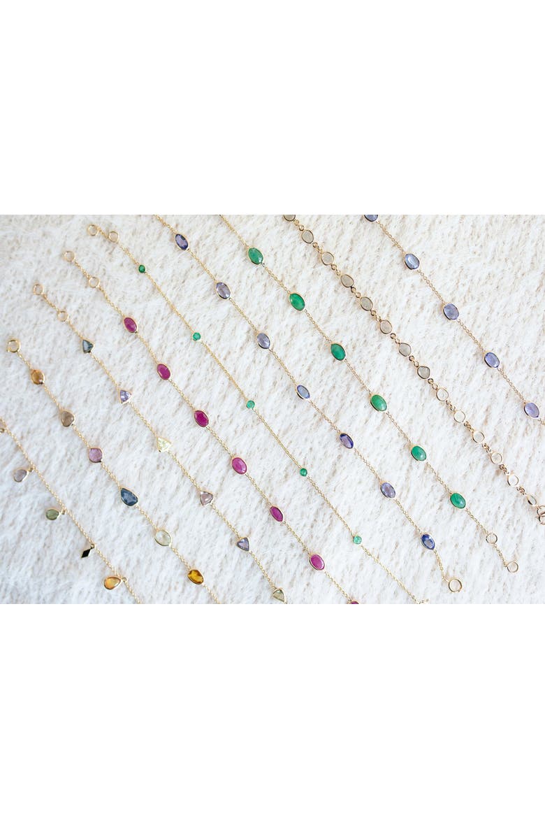 Lunar Glow Solid Gold 14k Bracelet, Alternate, color, Diamond