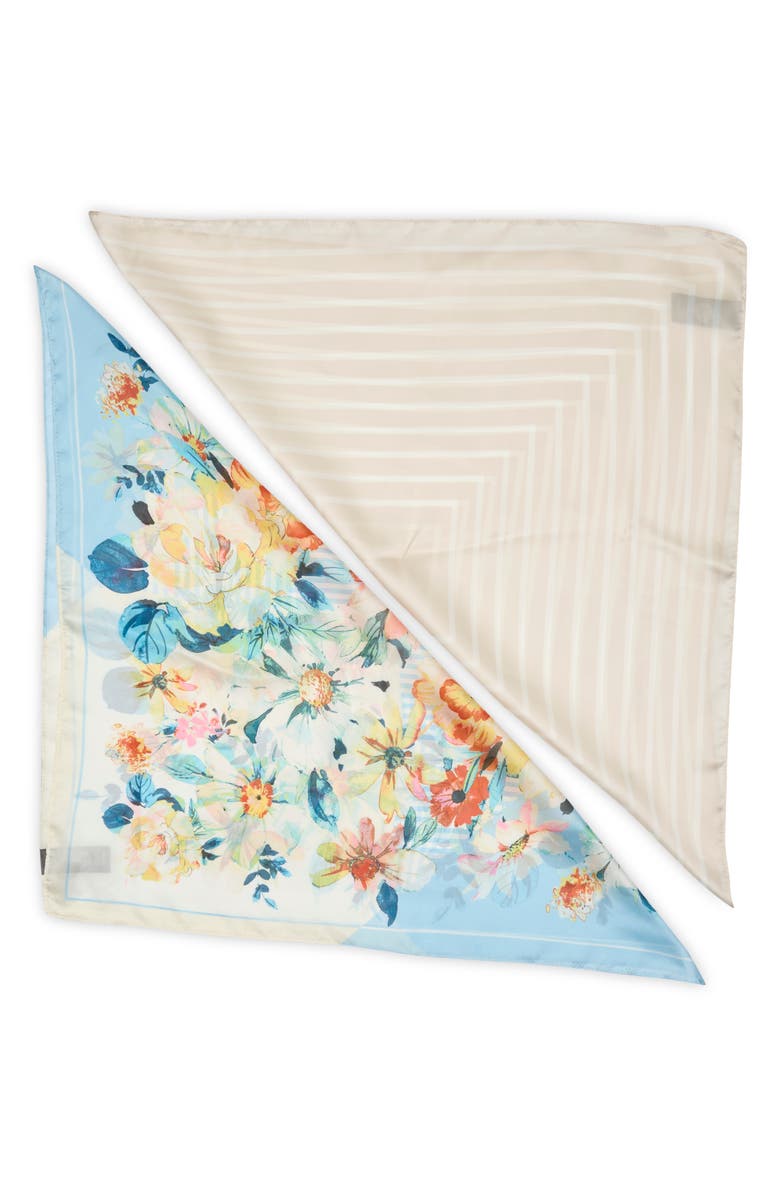 Vince Camuto Assorted 2-Pack Square Scarves, Alternate, color, Neutral Multi