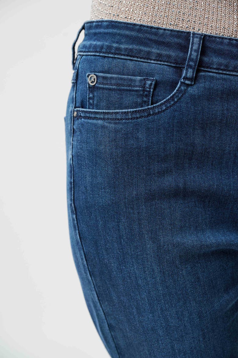 Gia Classic Slim Fit Stretch Jeans, Alternate, color, Denim Medium Blue