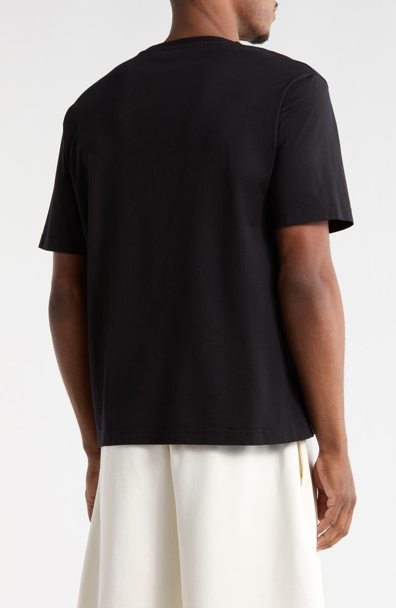 Palm Angels Logo Graphic T-Shirt, Alternate, color, Black/White