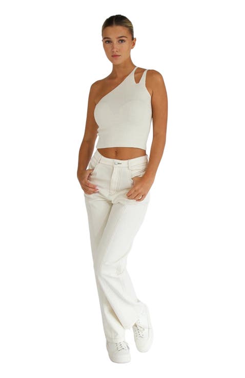 Symphony Double Strap Knit Crop