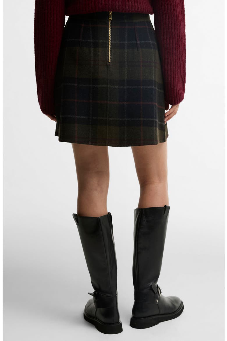 Marlow Pleated Wool Blend Miniskirt, Alternate, color, SHADOW CLASSIC TARTAN