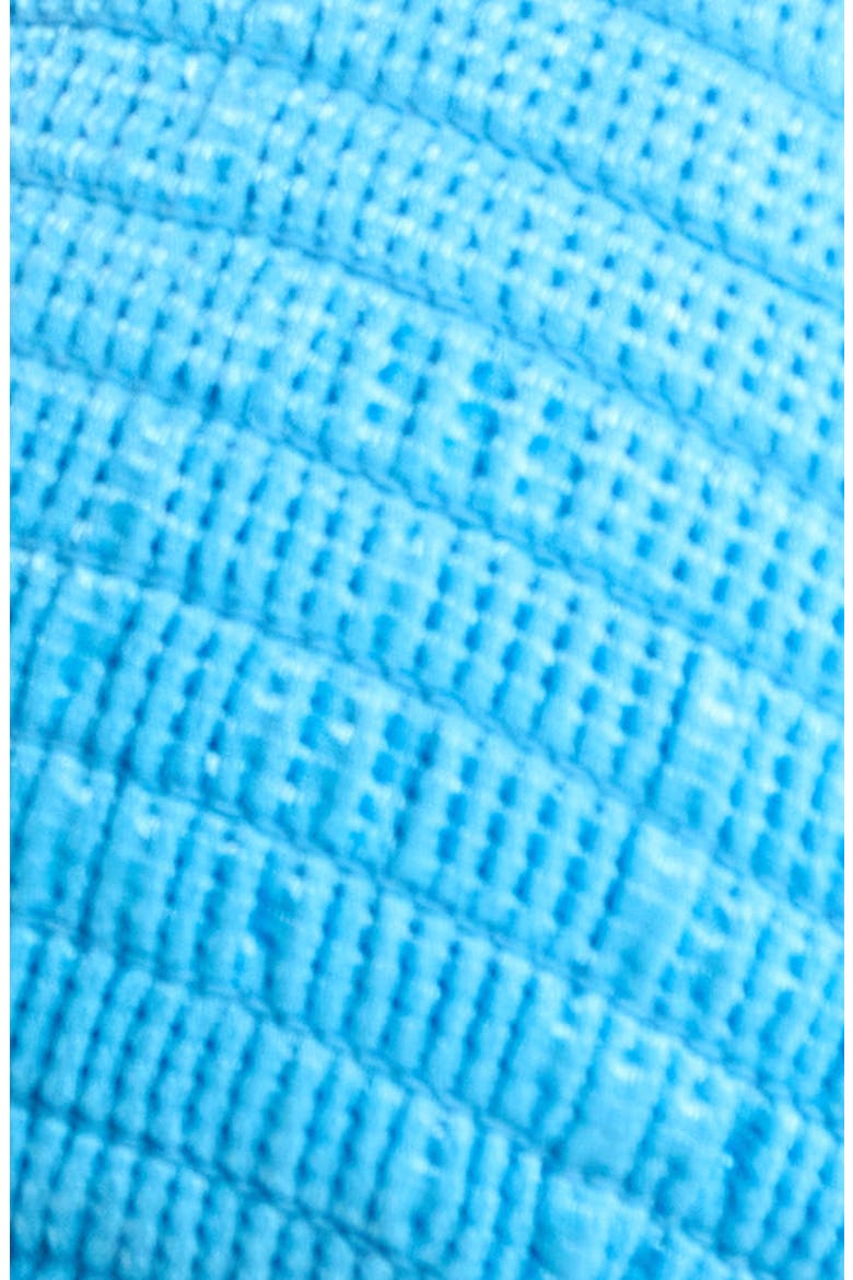 Ocean Drift Balmy Smocked Reversible Bikini Top, Alternate, color, BLUE