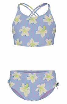 Roxy Kids' Party Waves 2-Piece Swimsuit