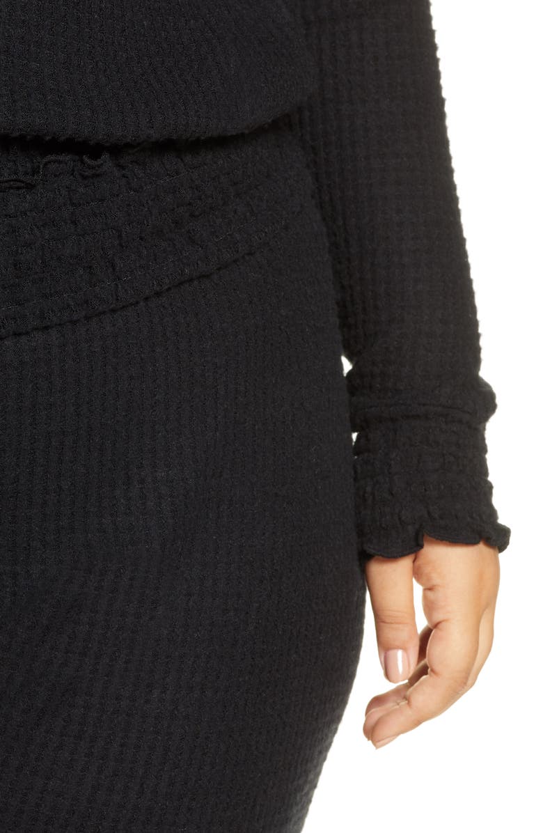 BP. Smocked Thermal Jogger Pants, Alternate, color, 