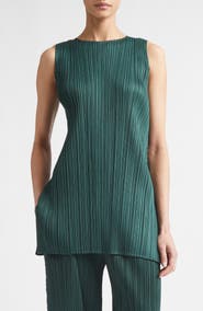 Pleats Please Issey Miyake Monthly Colors March Pleated Tunic Top