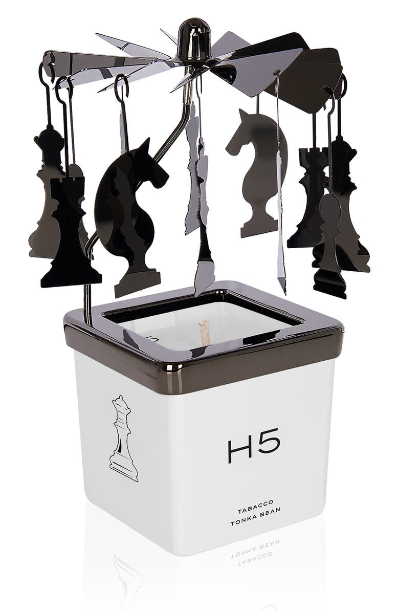 MIND GAMES Chess Set of 6 Luxury Votive Candles & Carousel, Alternate, color,