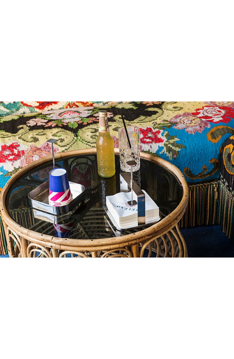 Mepra Stile By Pininfarina Napkin Holder, Alternate, color, Silver