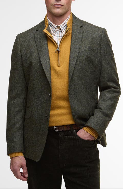 Godfrey Moons Shetland Brushed Wool Mélange Sport Coat