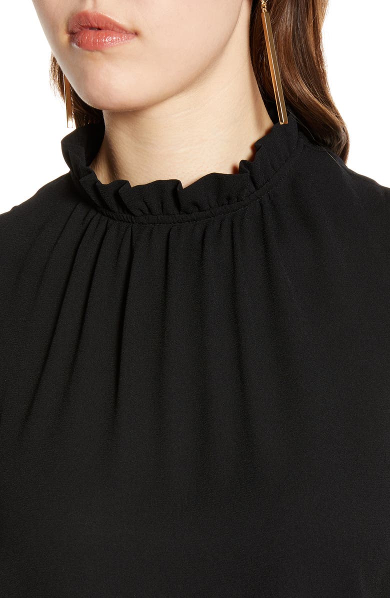 Halogen<sup>®</sup> Ruffle Neck Top, Alternate, color, 