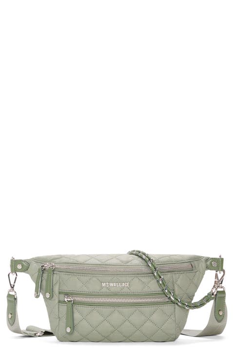 Crosby Quilted Nylon Convertible Sling Bag