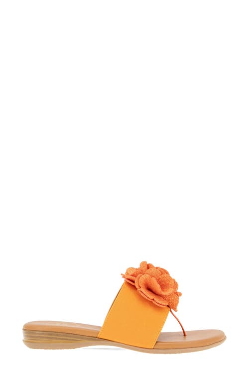 Andre Assous André Assous Nate Flower Sandal In Orange