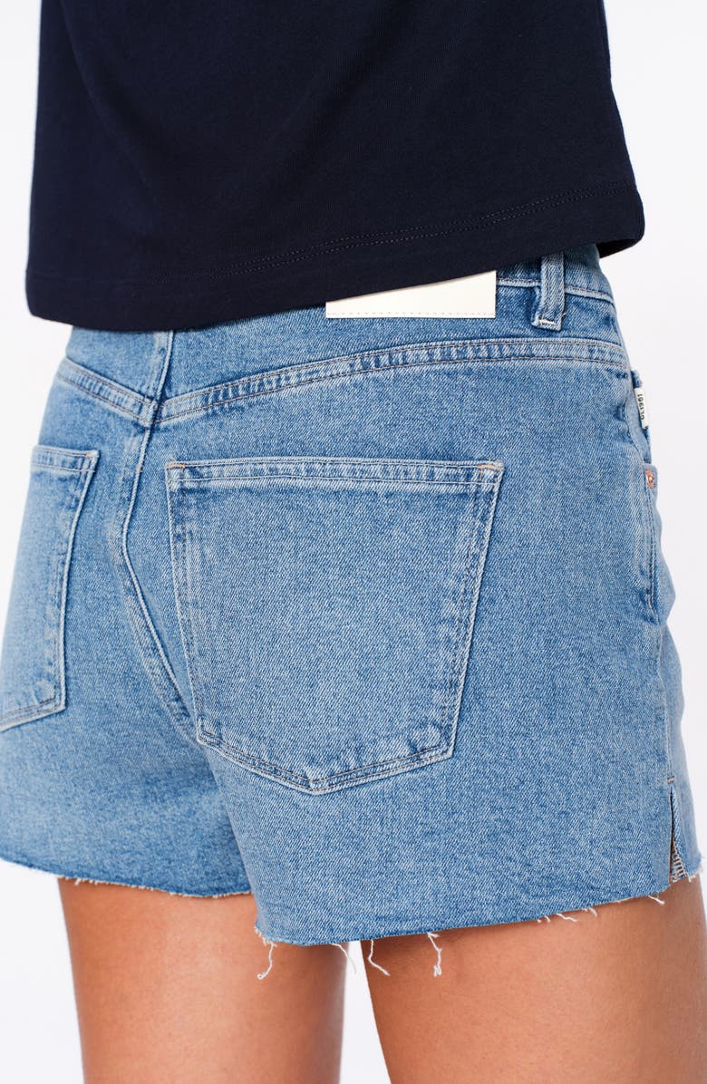 DL1961 Zoie Raw Hem Mid Rise Relaxed Denim Shorts, Alternate, color, 