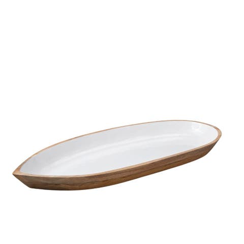 Madras Oval Oversized Dish