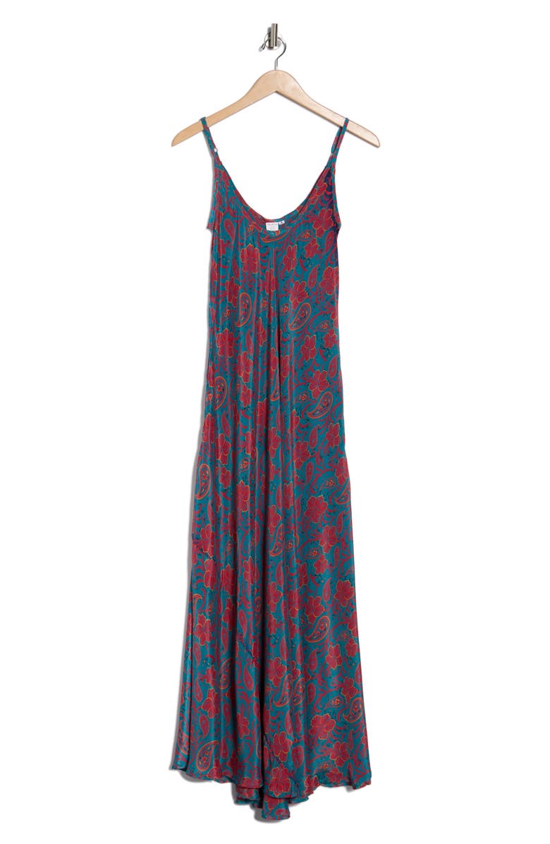 La Fiorentina Printed A-Line Maxi Dress, Alternate, color,