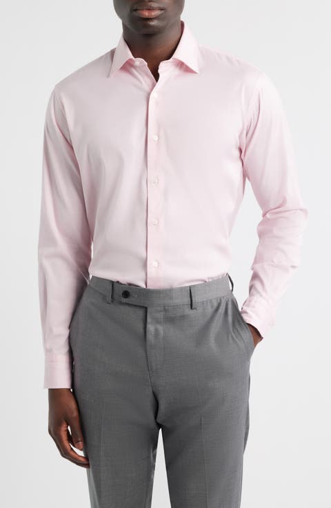 Campbell Perfect Pinpoint Regular Fit Button-Up Shirt