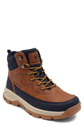 Polar Range Vang Faux Leather Boot In Tan