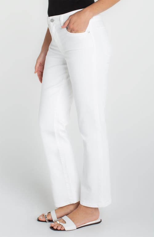 Liverpool Los Angeles Kennedy Straight Leg Jeans In White