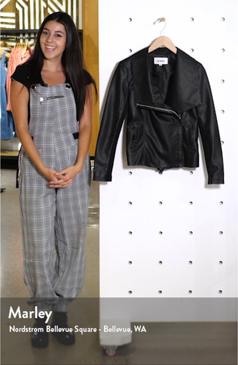 BB Dakota Up to Speed Faux Leather Moto Jacket, sales video thumbnail