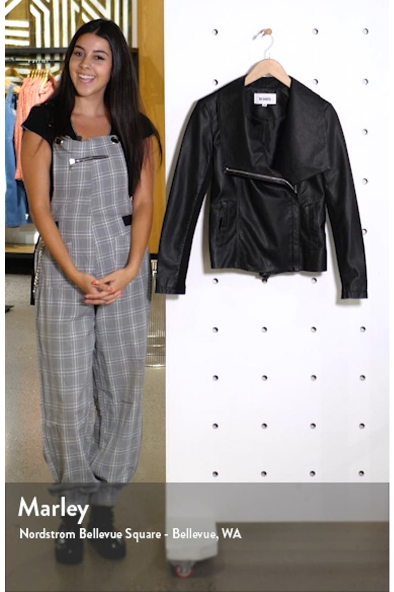 BB Dakota Up to Speed Faux Leather Moto Jacket video