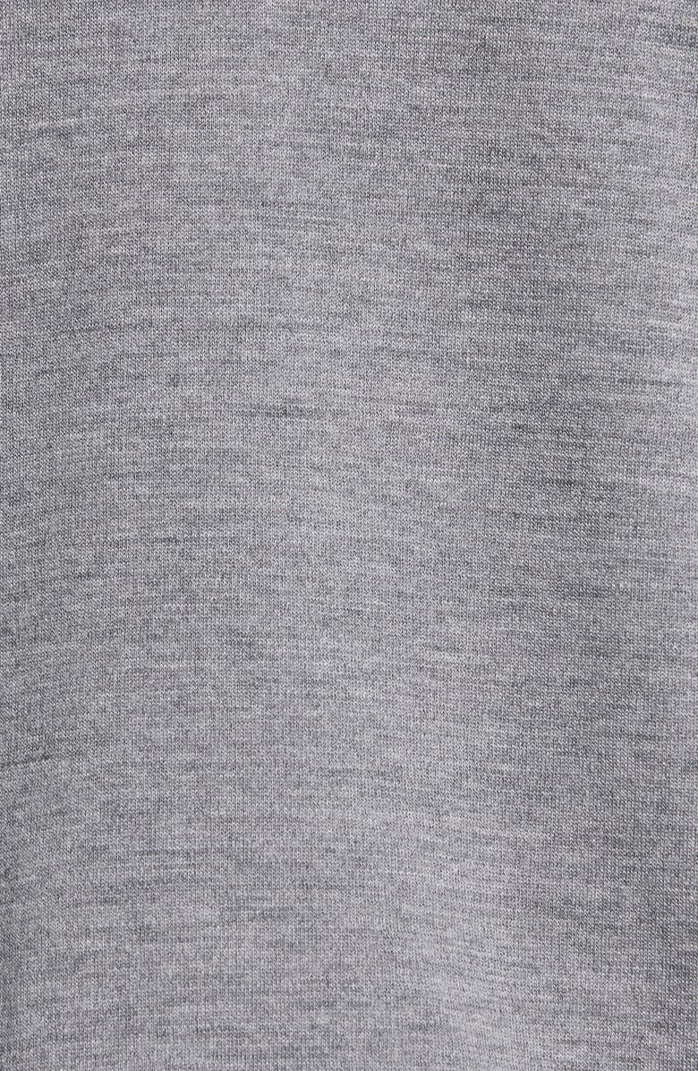 Eidos Trim Fit Heathered Wool Baseball Jacket, Alternate, color, 