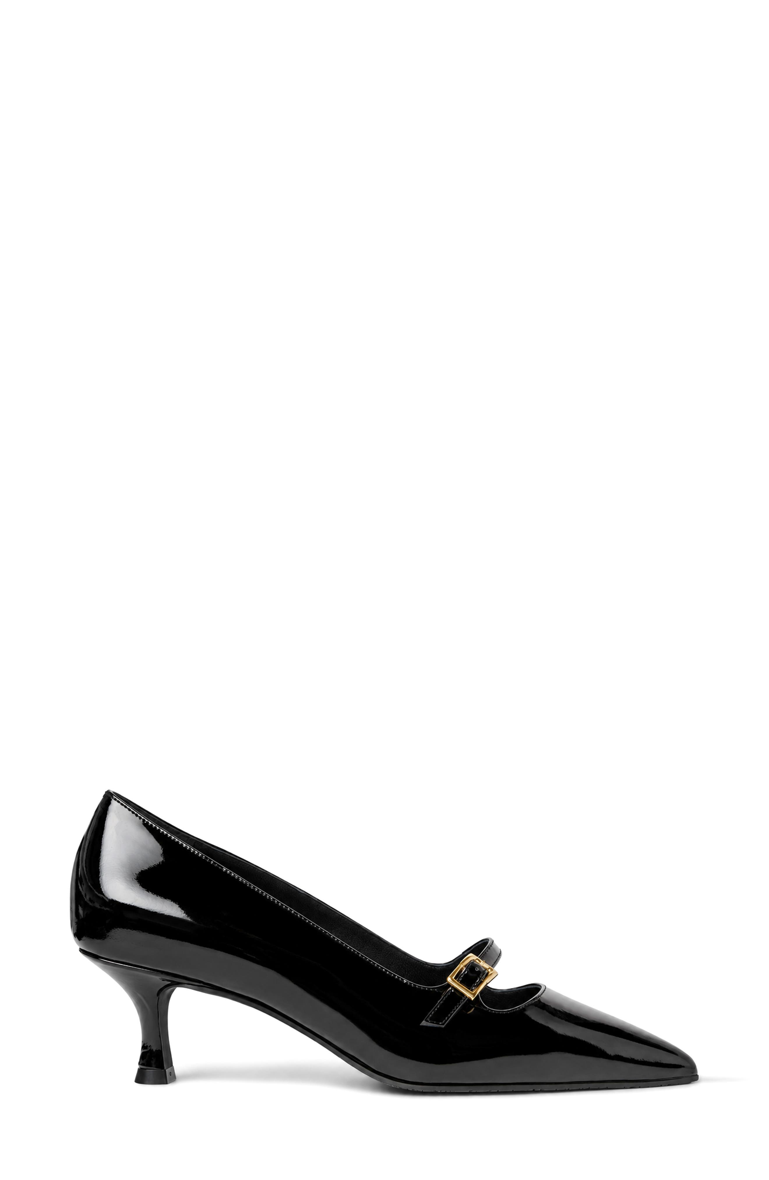 Parza Pointed Toe Pump, Alternate, color, BLACK PATENT