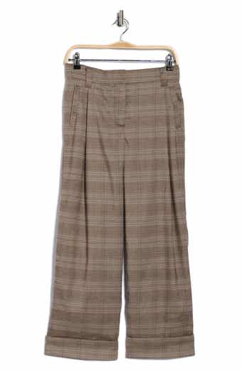 Democracy Plaid Cuffed Pants