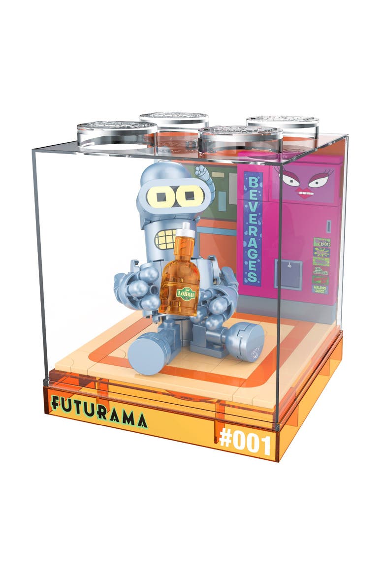 Futurama Baby Bender BOX! #001 Building Set, Alternate, color, Black