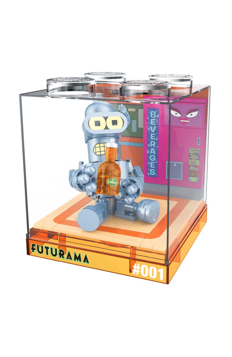 Brickcraft Futurama Baby Bender BOX! #001 Building Set, Alternate, color, Black