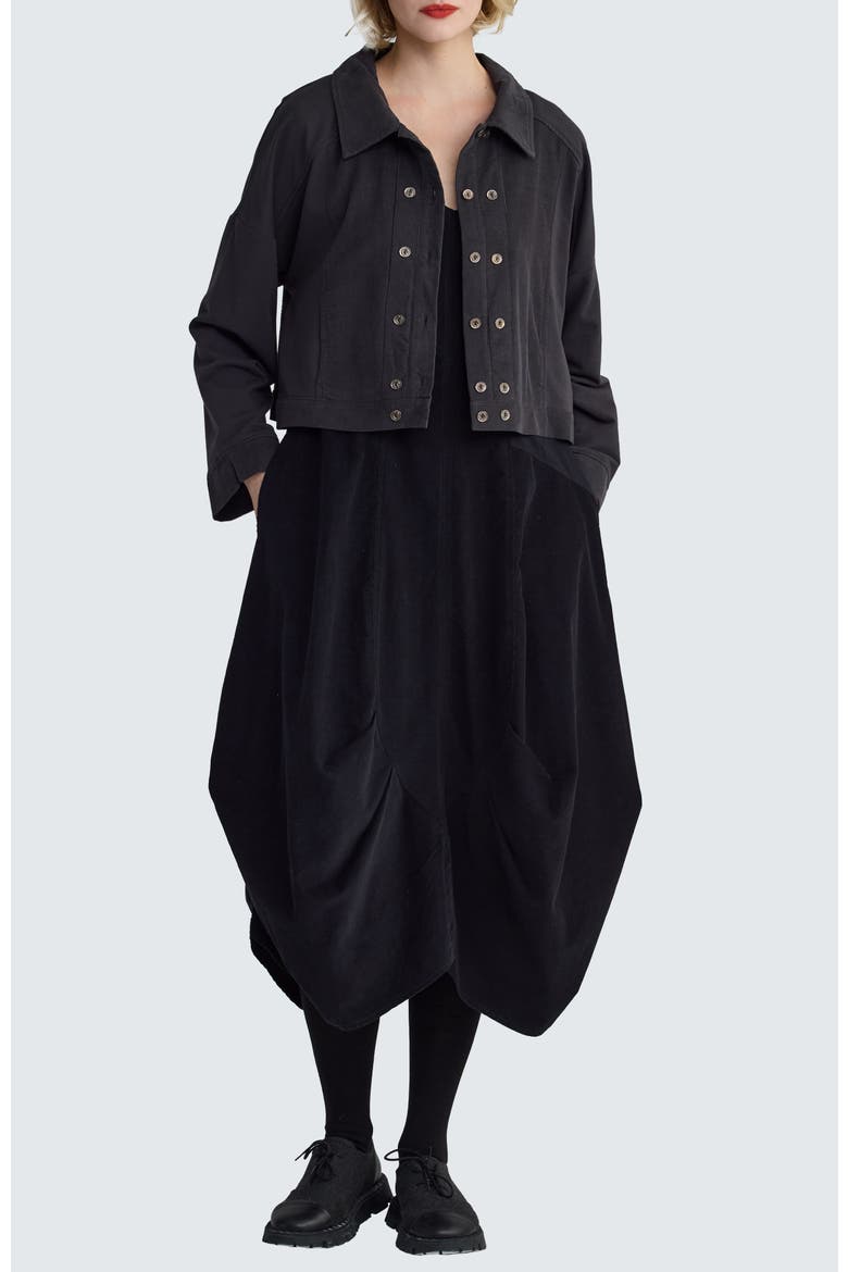 Umbra Cropped Structured Jacket, Alternate, color, Mink Color